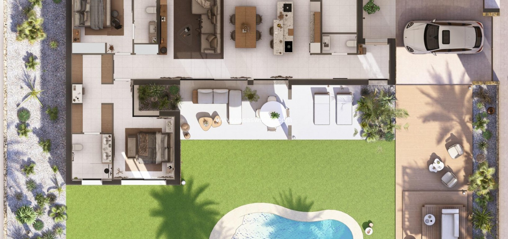 New Build - Villa - BAÑOS Y MENDIGO - Altaona Golf