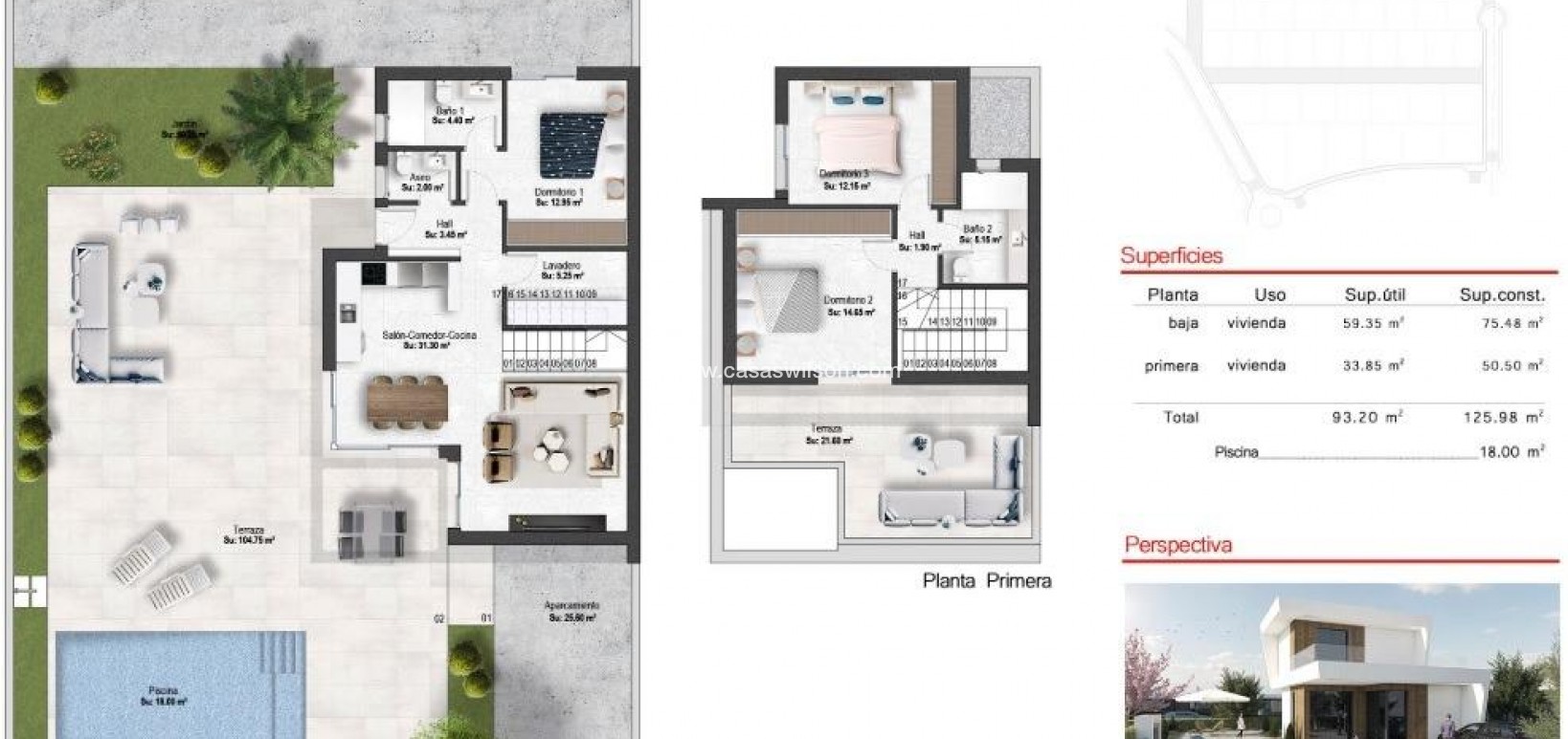 New Build - Villa - BAÑOS Y MENDIGO - Altaona golf and country village