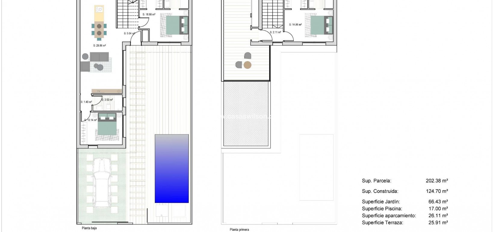 New Build - Townhouse - San Javier - Parque del doce
