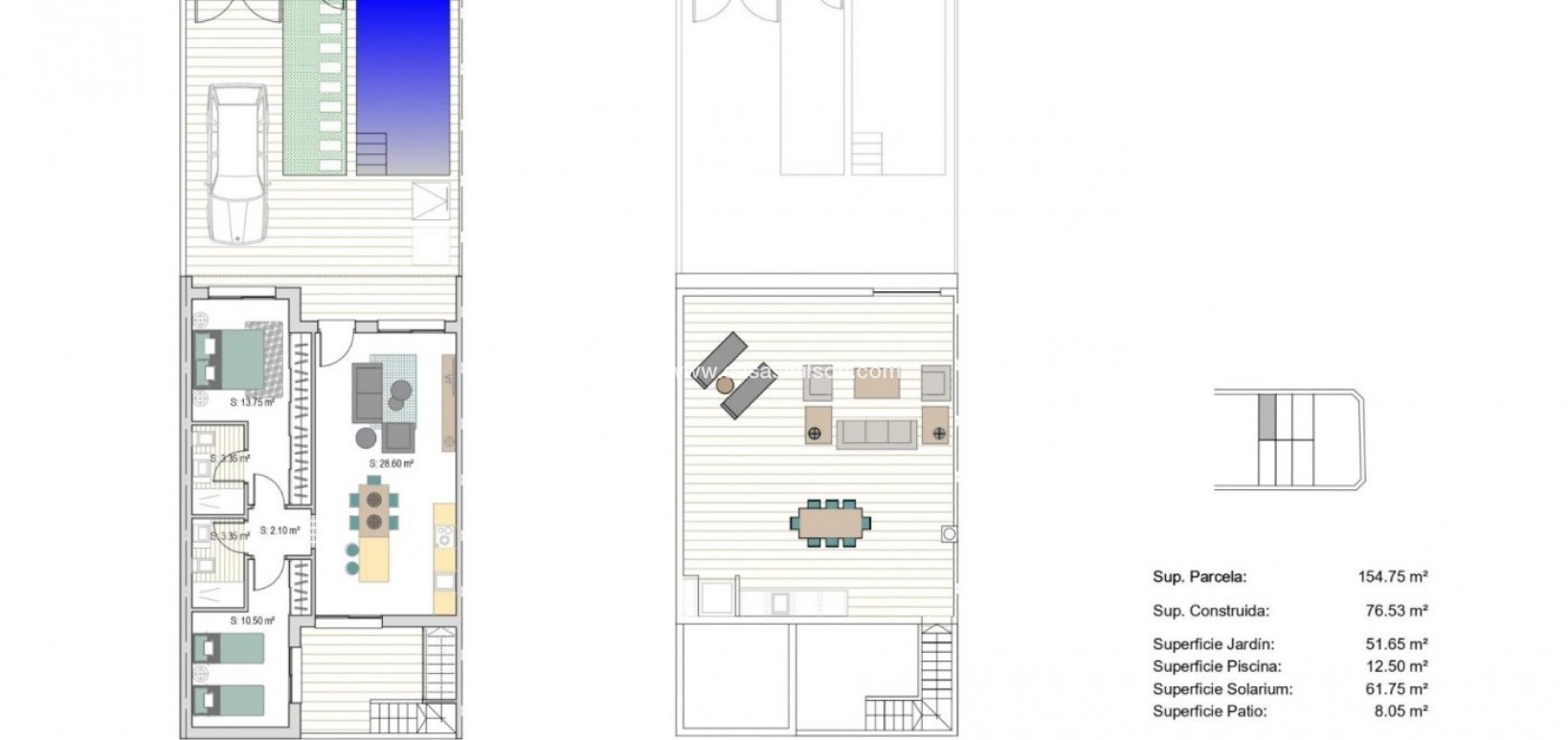 New Build - Townhouse - San Javier - Parque del doce