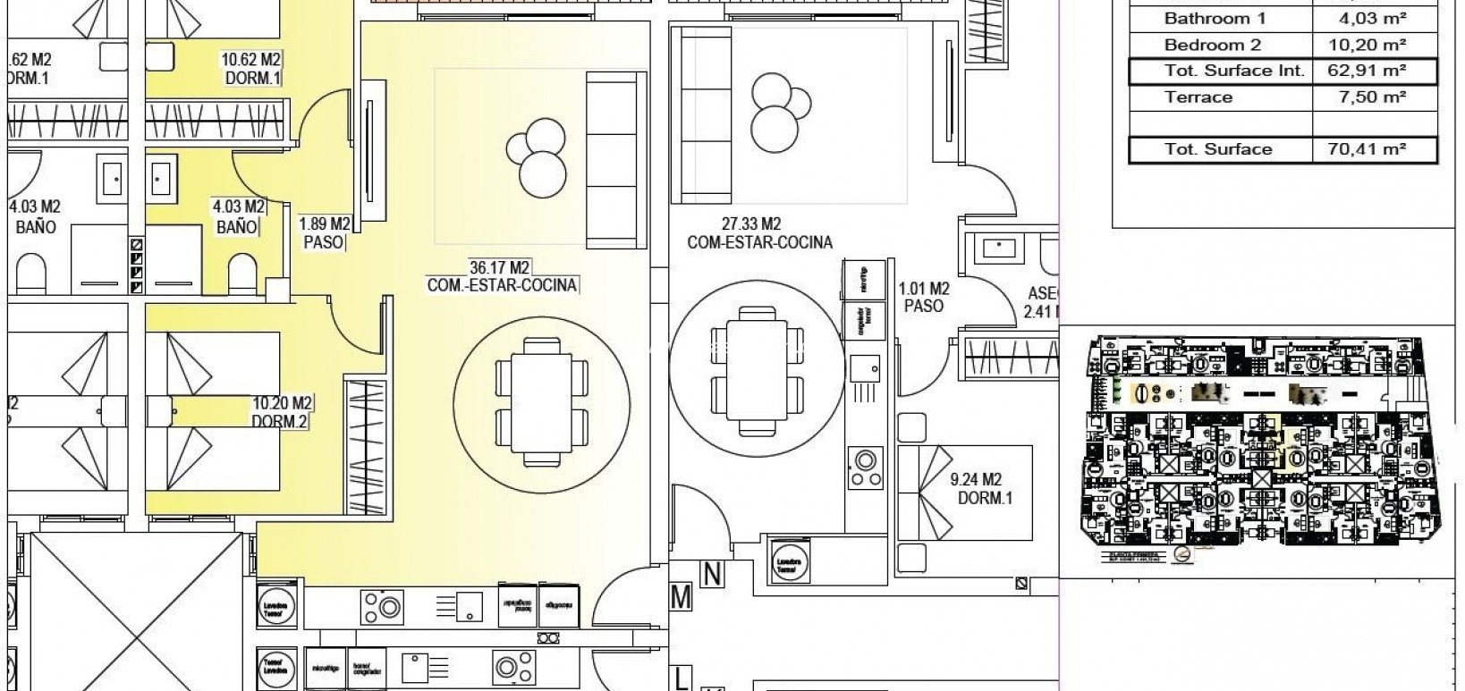Nueva construcción  - Apartamento - San Miguel de Salinas - Pueblo