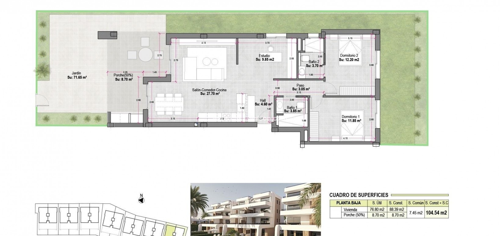 Nueva construcción  - Apartamento - Alhama De Murcia - Condado de Alhama