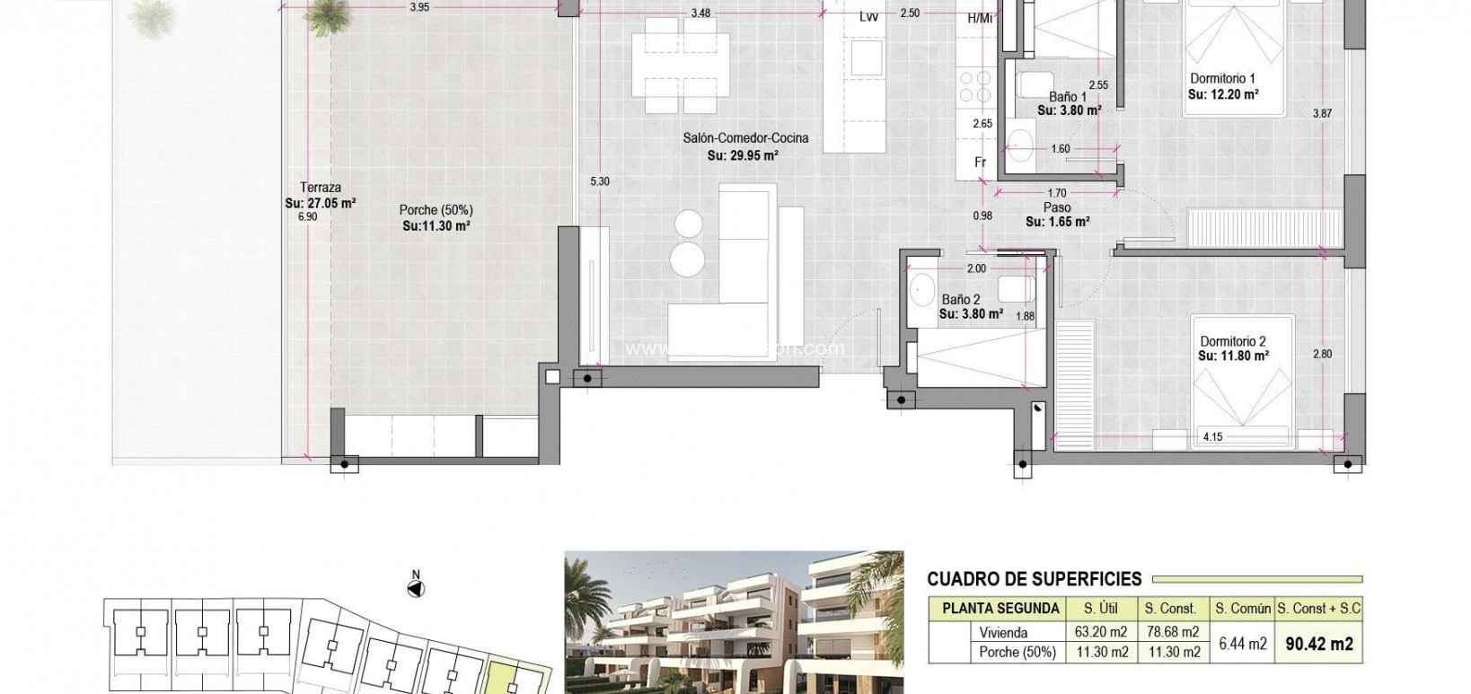 New Build - Apartment - Alhama De Murcia - Condado de Alhama