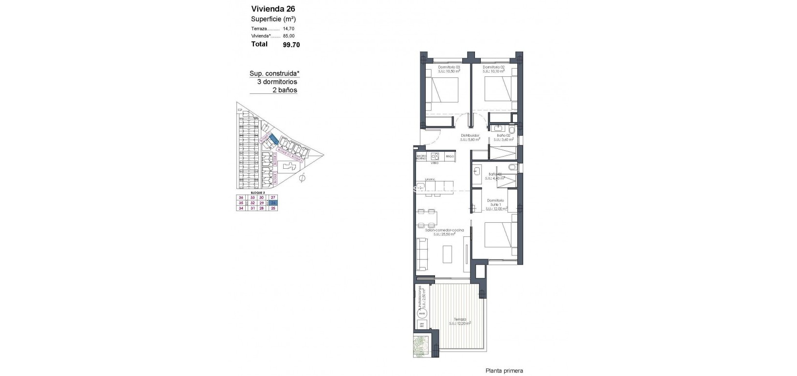 New Build - Apartment - Los Alcazares - Serena Golf