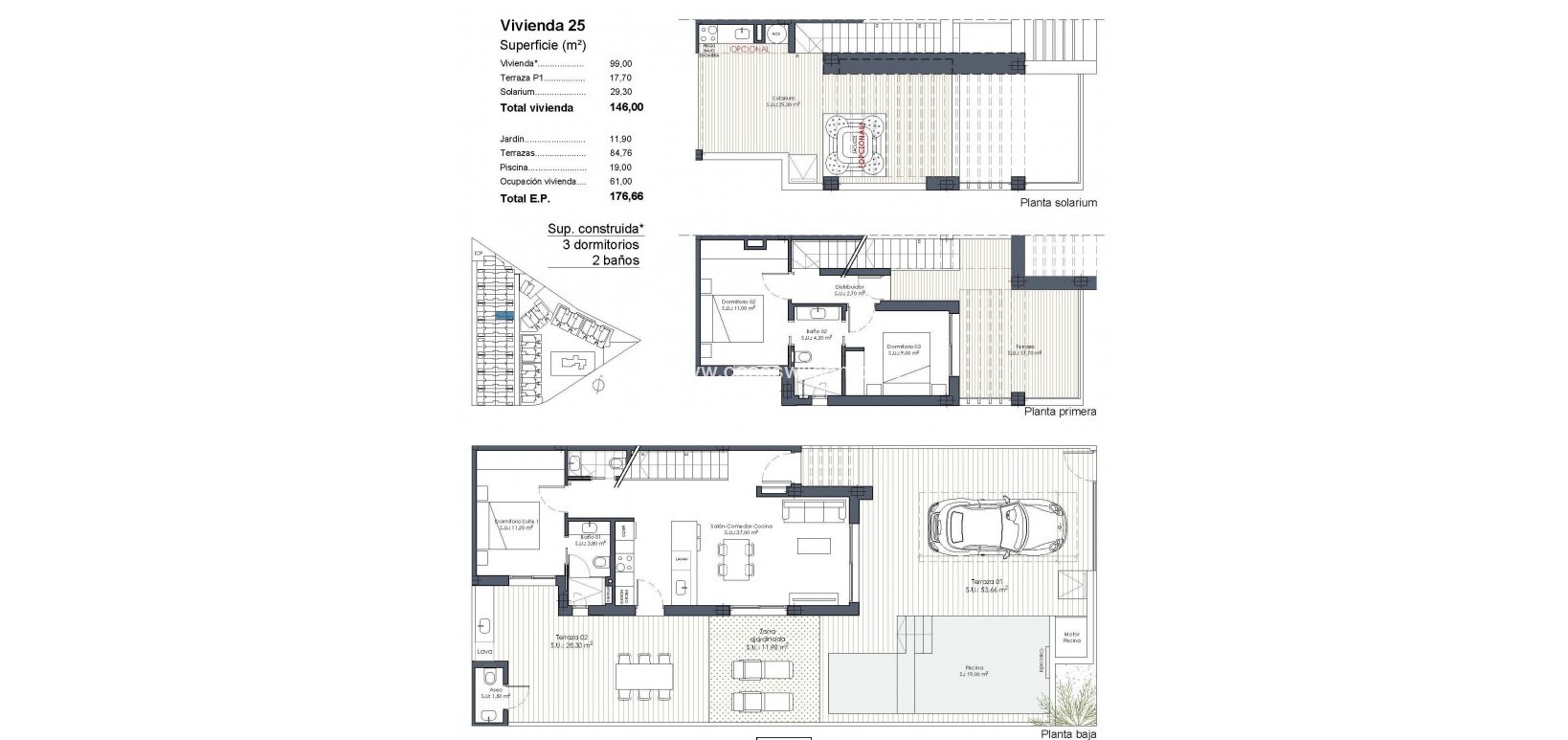 New Build - Townhouse - Los Alcazares - Serena Golf