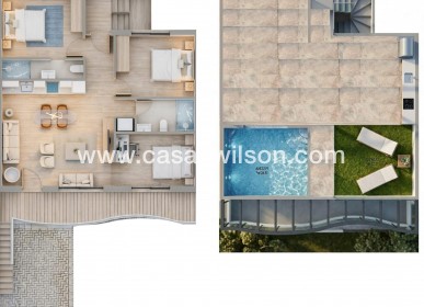 Nueva construcción  - Bungalow - Pilar de la Horadada - parques de Andromeda