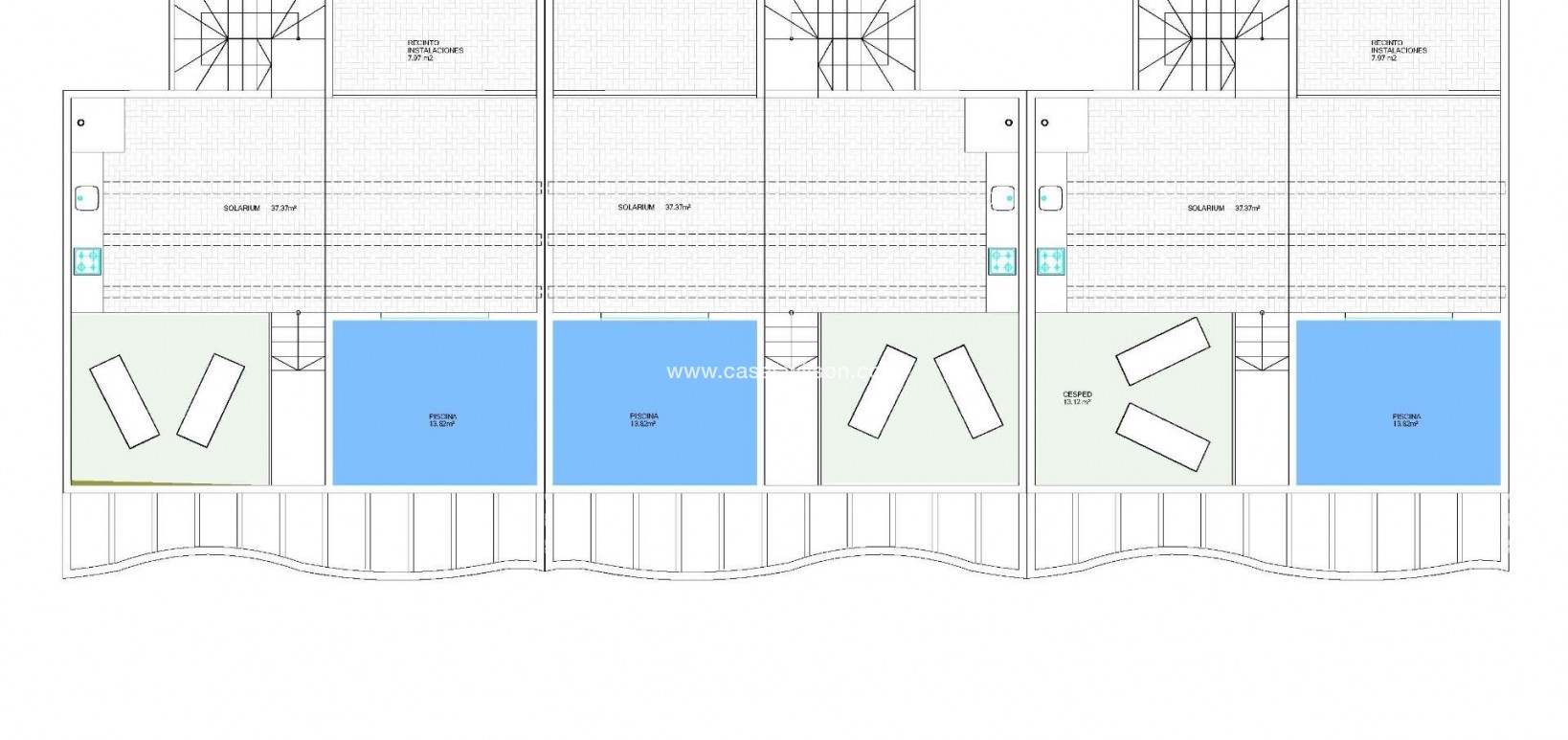 Nueva construcción  - Bungalow - Pilar de la Horadada - parques de Andromeda