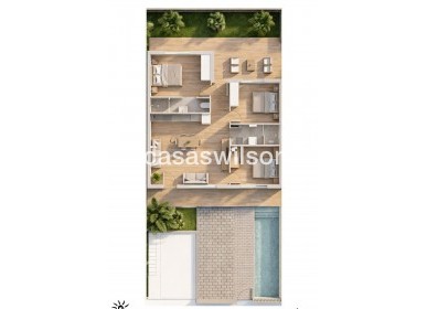 Nueva construcción  - Bungalow - Pilar de la Horadada - parques de Andromeda