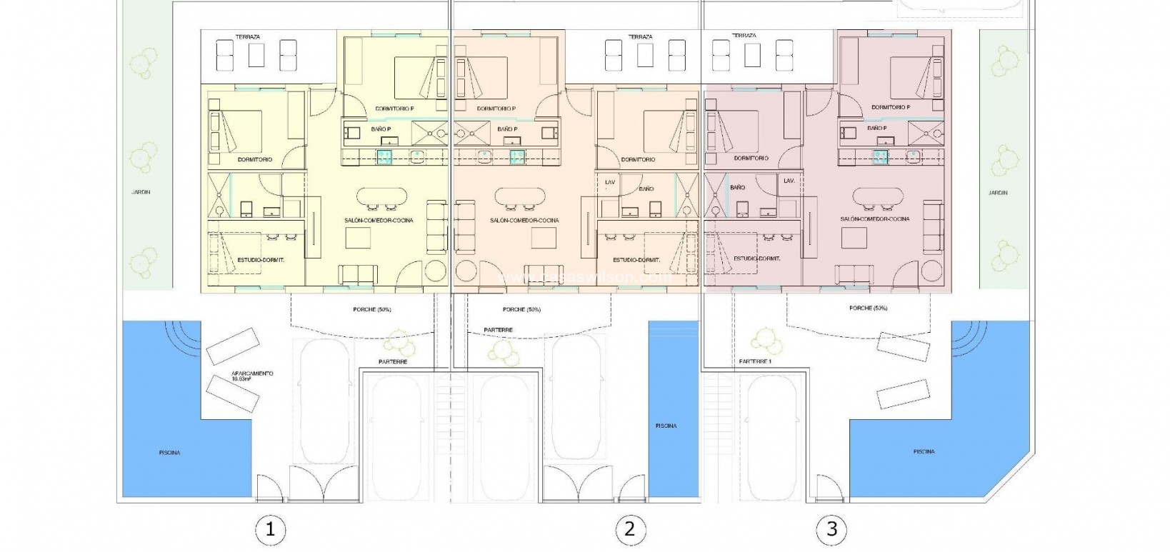 Nueva construcción  - Bungalow - Pilar de la Horadada - parques de Andromeda