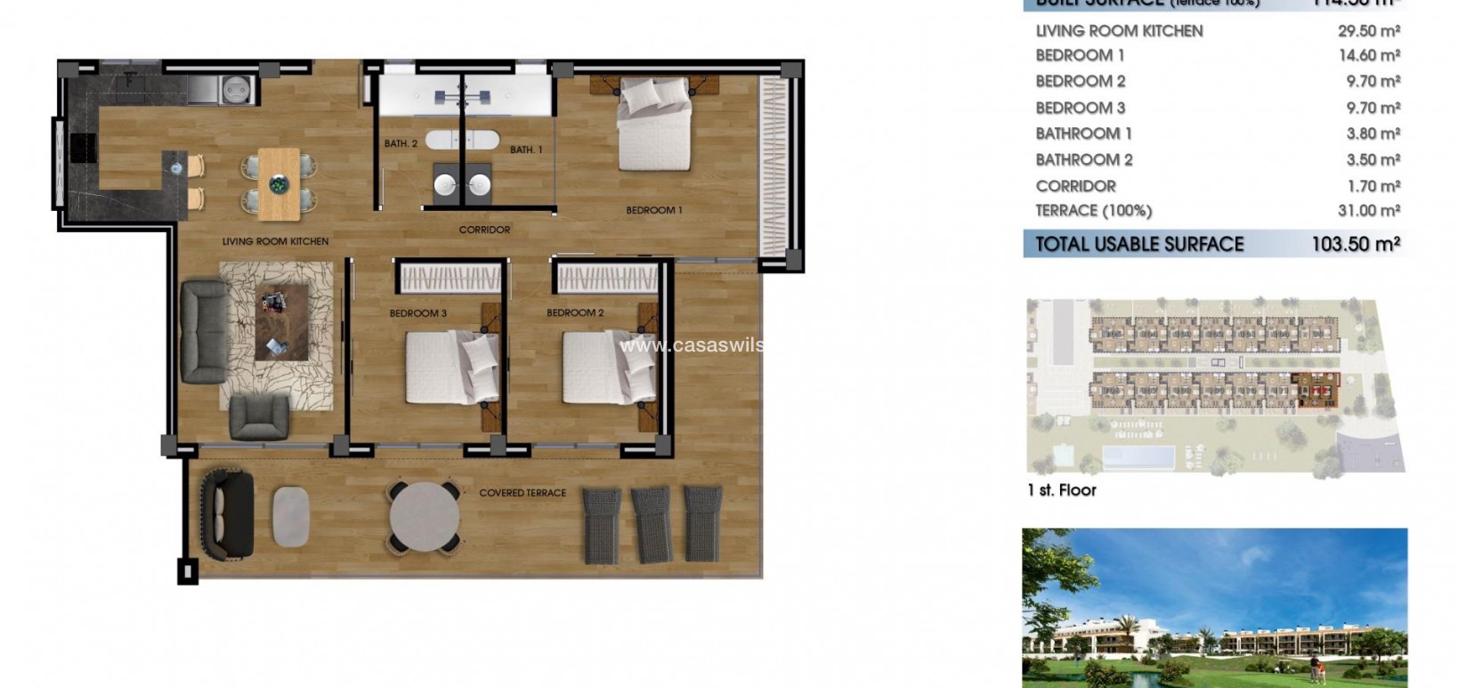 New Build - Appartement - Los Alcazares - La Serena Golf