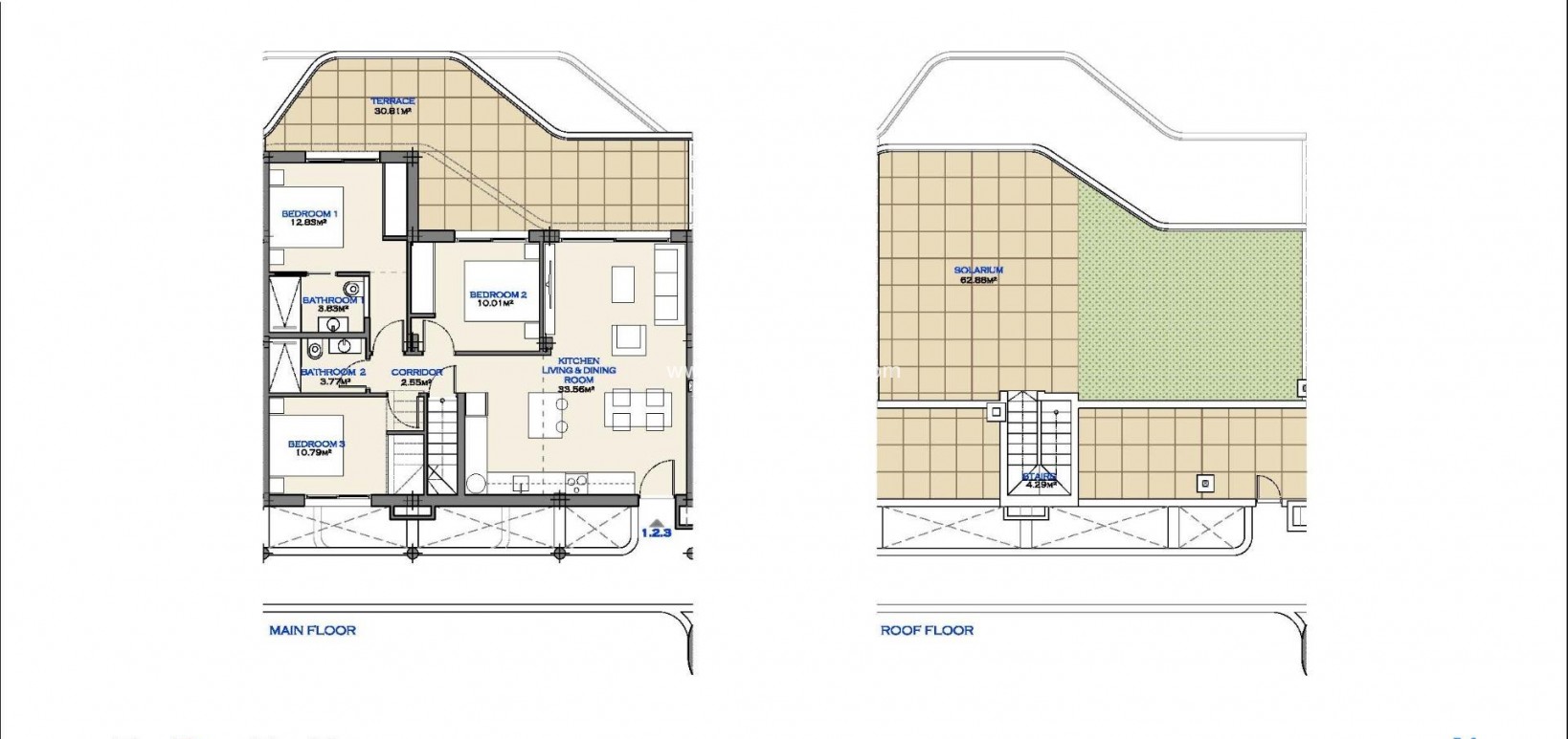 New Build - Apartment - Los Alcazares - Serena Golf