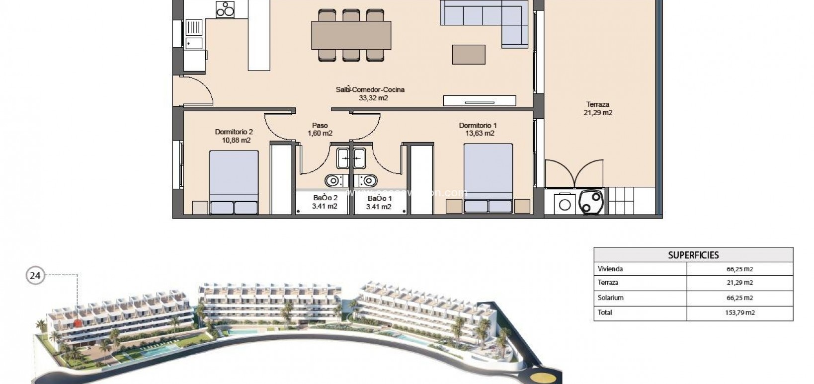 New Build - Apartment - Finestrat - Balcon de finestrat