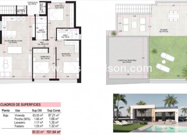 New Build - Villa - Alhama De Murcia - Condado de Alhama