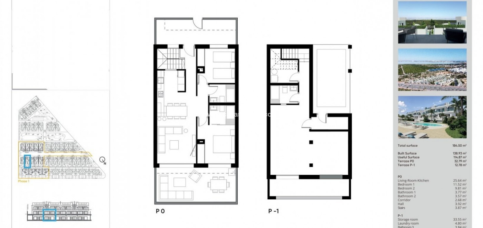 New Build - Bungalow - Torrevieja - Lago Jardín II