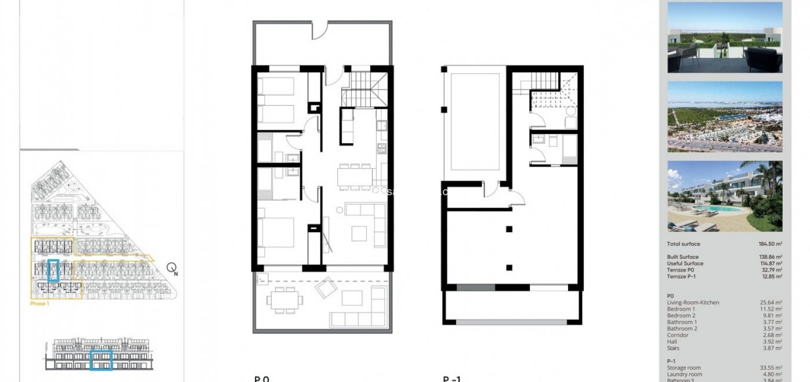 New Build - Bungalow - Torrevieja - Lago Jardín II