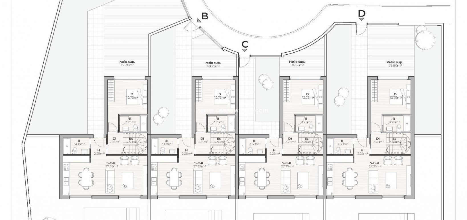 New Build - Townhouse - Mazarron - Country Club