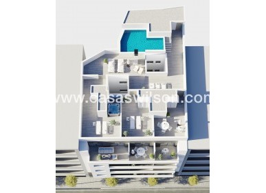 Nieuwbouw - Appartement - Torrevieja - Centro