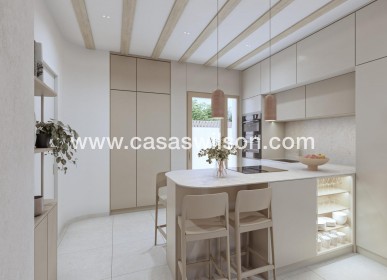 New Build - Bungalow - Pilar de la Horadada - Zona Pueblo