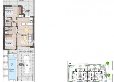 New Build - Bungalow - Pilar de la Horadada - Zona Pueblo