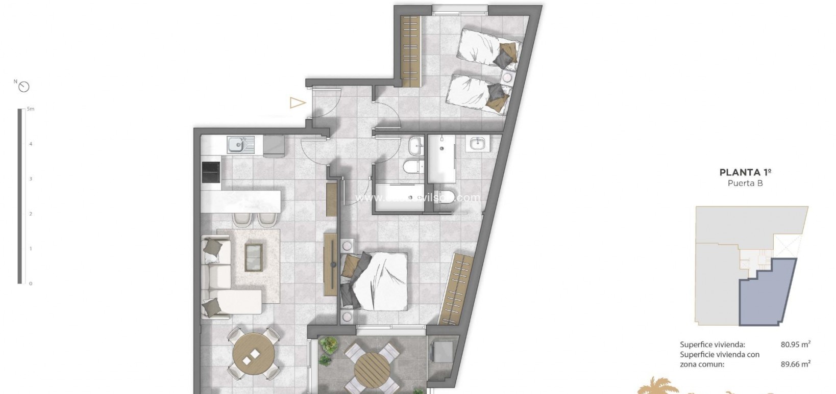 New Build - Appartement - Guardamar del Segura - Pueblo