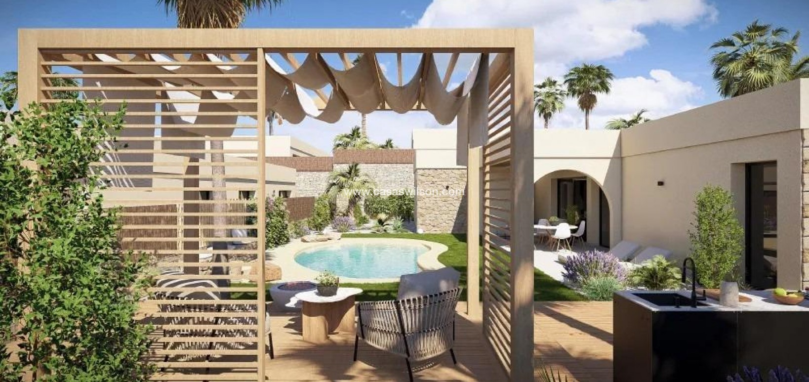 New Build - Villa - BAÑOS Y MENDIGO - Altaona Golf