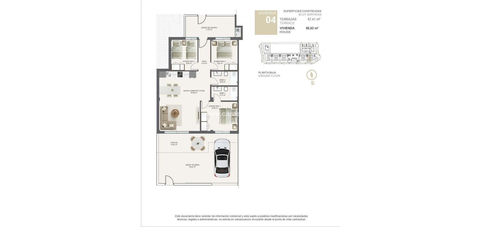 New Build - Bungalow - Pilar de la Horadada - Torre de la Horadada