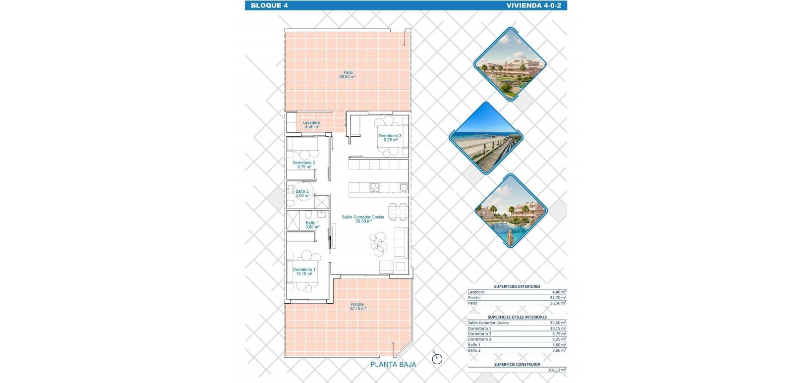 New Build - Appartement - Pilar de la Horadada - Lo Monte