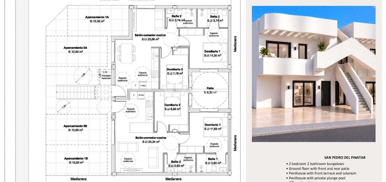 New Build - Bungalow - San Pedro del Pinatar - Los Peñascos