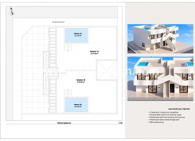 New Build - Bungalow - San Pedro del Pinatar - Los Peñascos