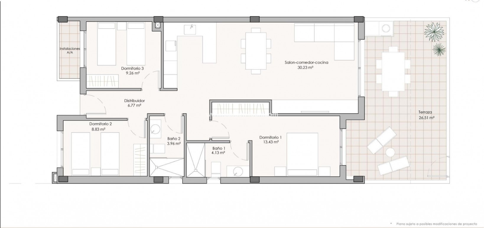 New Build - Appartement - Pulpi - Aguilón Golf