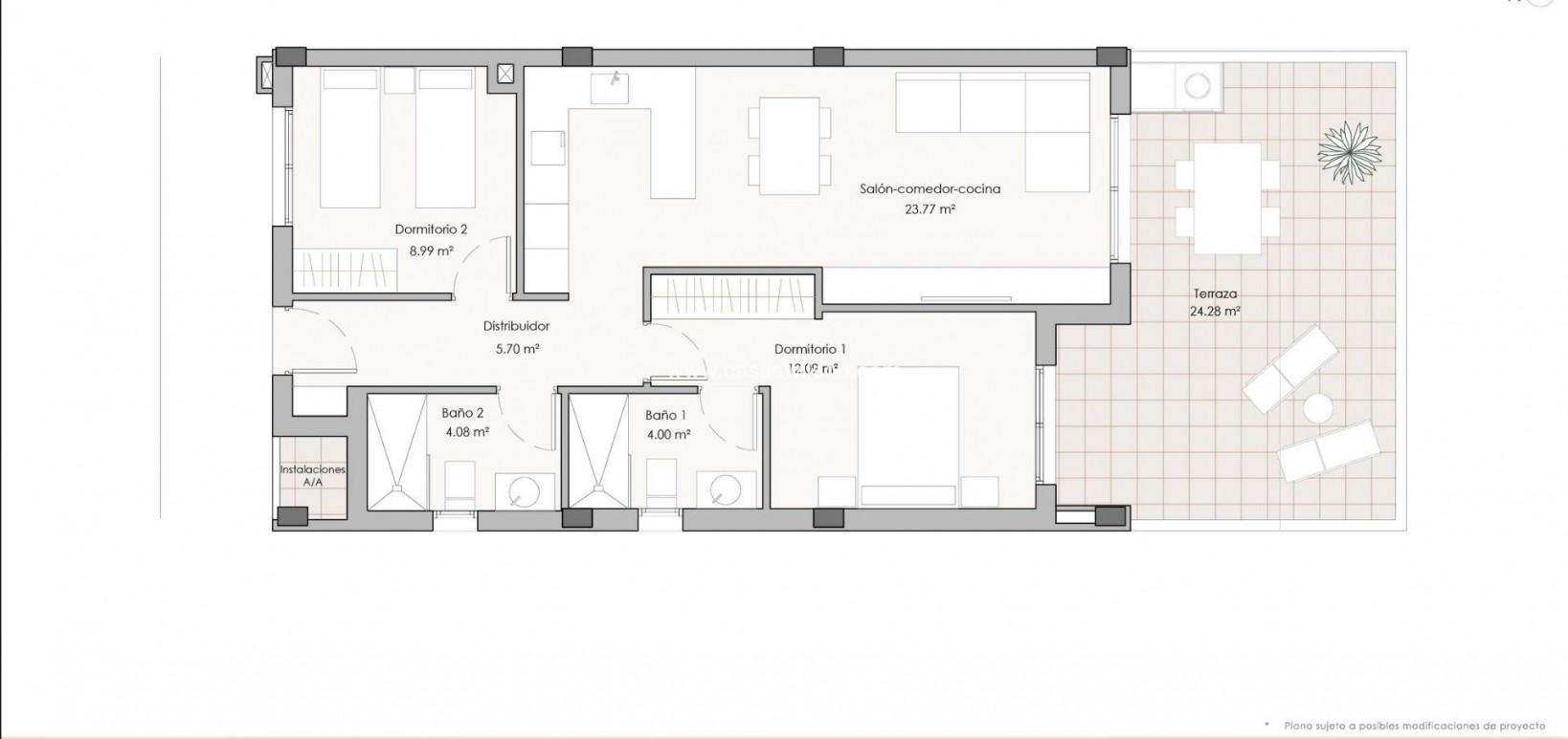 New Build - Appartement - Pulpi - Aguilón Golf
