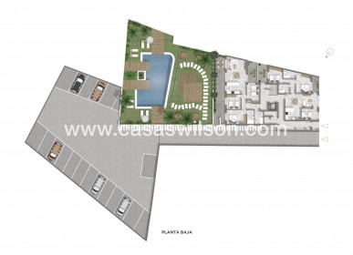 New Build - Appartement - Guardamar del Segura - Pueblo